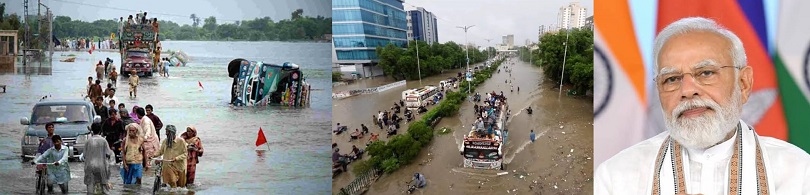 पाकिस्तान में बाढ़ का कहर पर PM Modi का ट्वीट