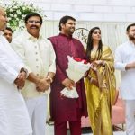 Anand Mohan with CM Bihar Nitish Kumar and deputy CM Tejashwi yadav