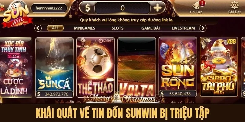 Khái quát về tin đồn Sunwin bị triệu tập