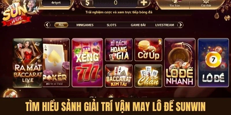 Thông tin sản phẩm cược Lô Đề Sunwin