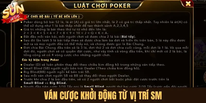 Ván cược khởi động từ vị trí SM